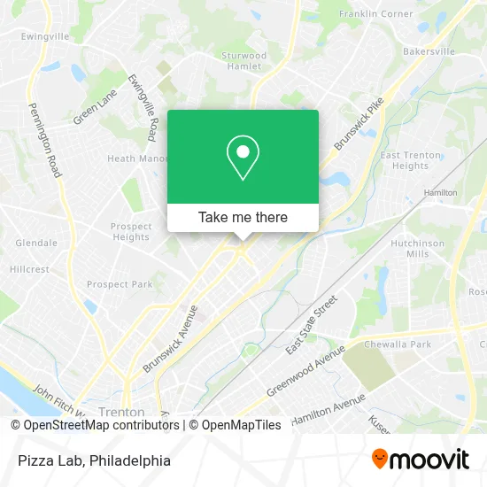 Pizza Lab map