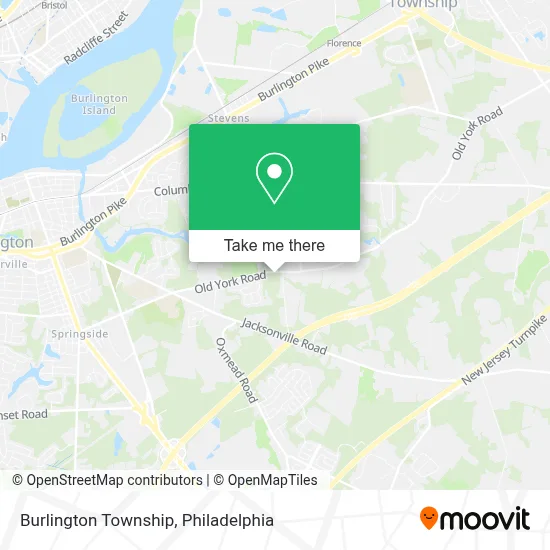 Burlington Township map
