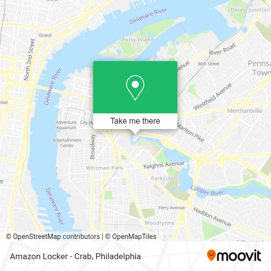 Amazon Locker - Crab map