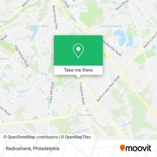 Radioshack map