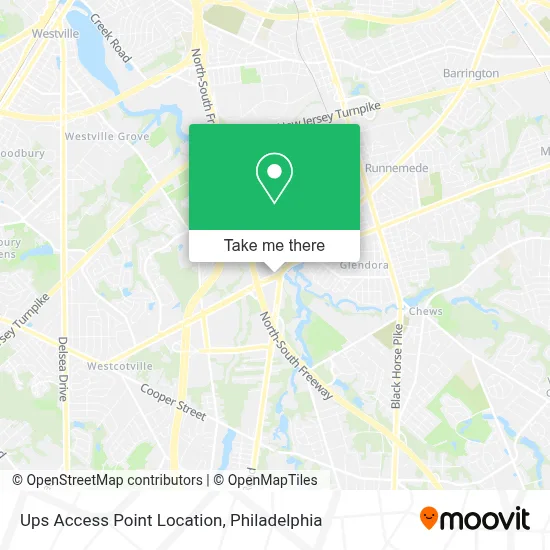 Ups Access Point Location map