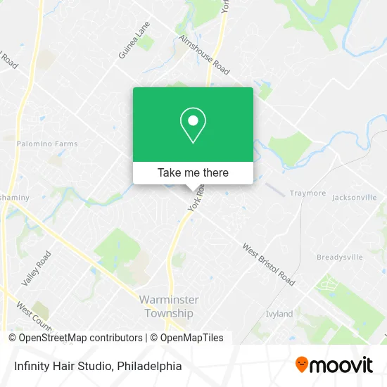 Infinity Hair Studio map