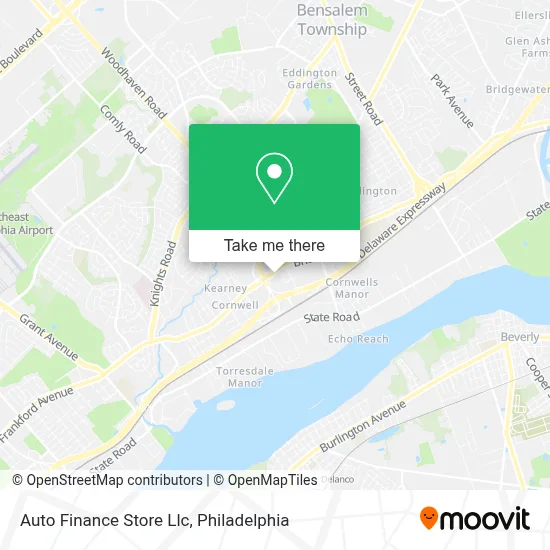Auto Finance Store Llc map