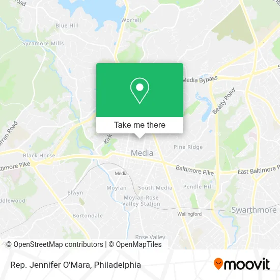 Rep. Jennifer O'Mara map
