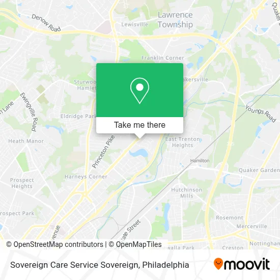 Sovereign Care Service Sovereign map