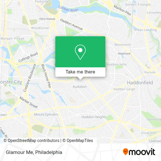 Glamour Me map