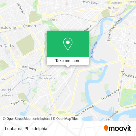 Loubama map