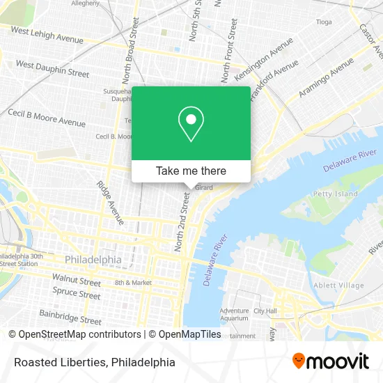Roasted Liberties map