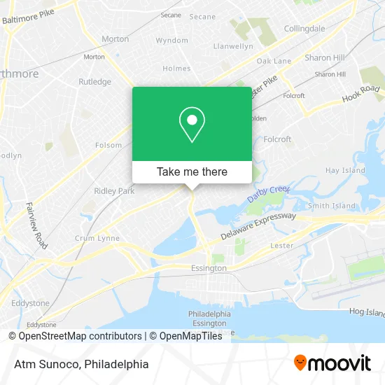 Atm Sunoco map