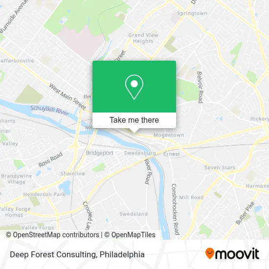 Deep Forest Consulting map