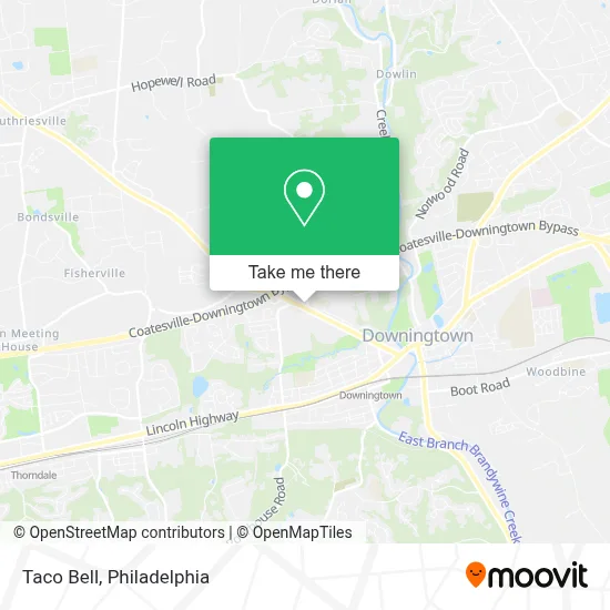 Taco Bell map