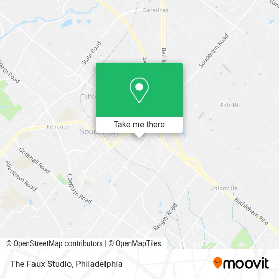 The Faux Studio map