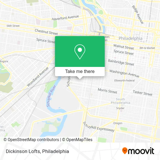 Dickinson Lofts map