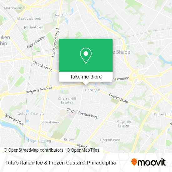 Rita's Italian Ice & Frozen Custard map