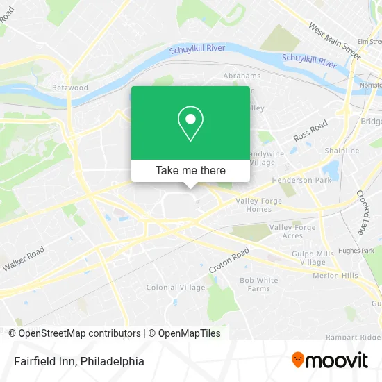 Fairfield Inn map