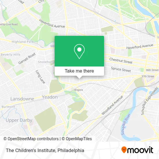 The Children's Institute map