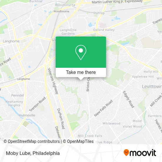 Moby Lube map