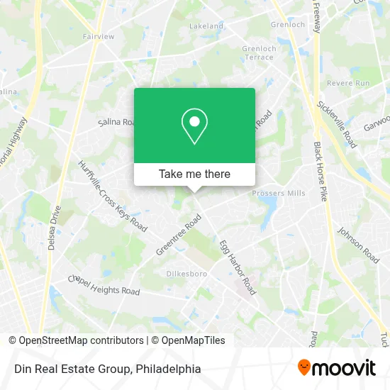 Din Real Estate Group map