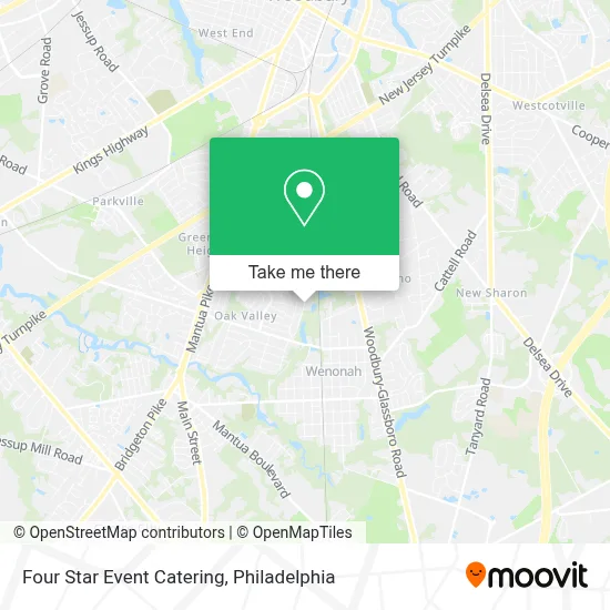 Four Star Event Catering map