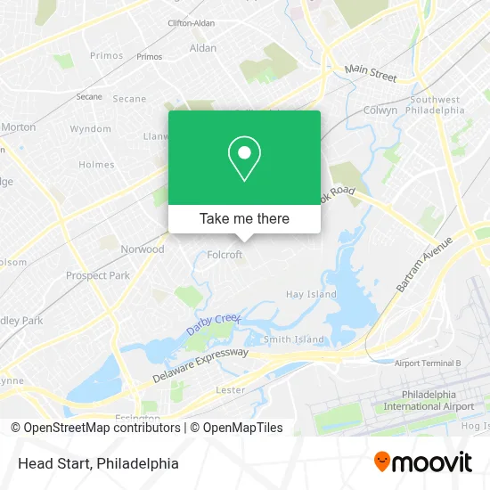 Head Start map