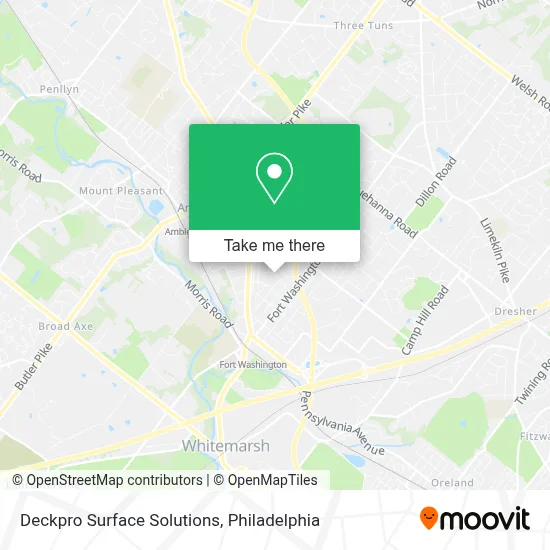 Deckpro Surface Solutions map