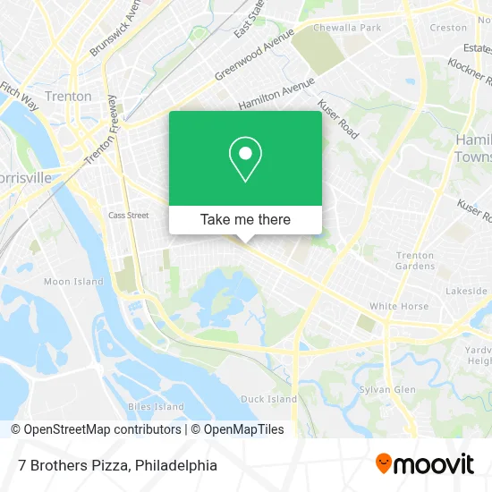 7 Brothers Pizza map