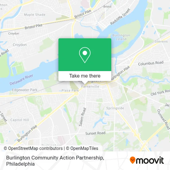Burlington Community Action Partnership map