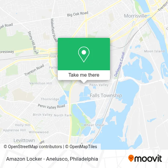 Amazon Locker - Anelusco map