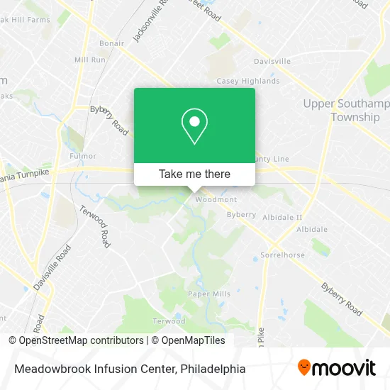 Meadowbrook Infusion Center map