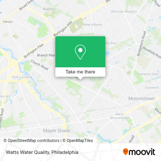 Watts Water Quality map
