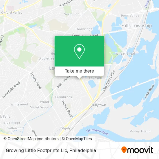 Growing Little Footprints Llc map
