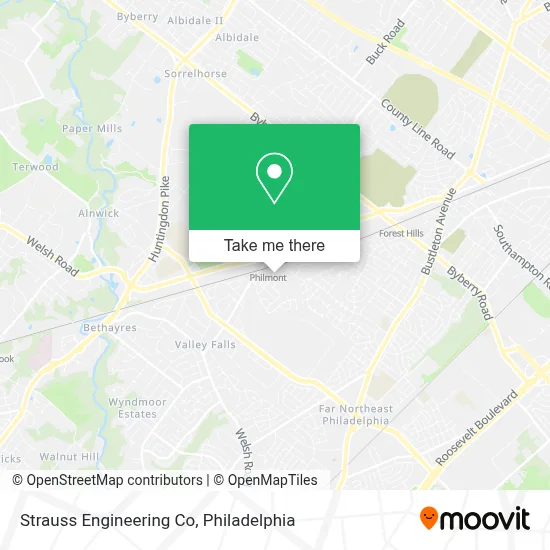 Strauss Engineering Co map