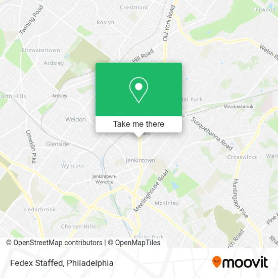 Fedex Staffed map