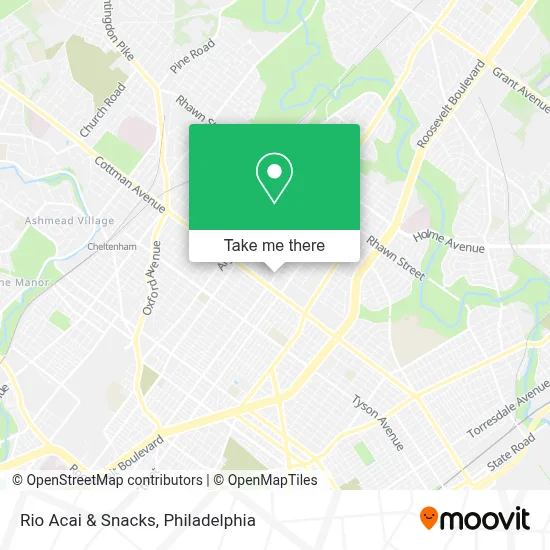 Rio Acai & Snacks map