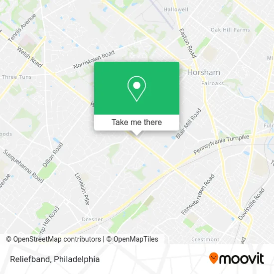 Reliefband map
