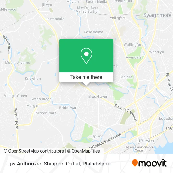 Ups Authorized Shipping Outlet map