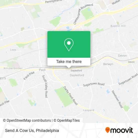 Send A Cow Us map