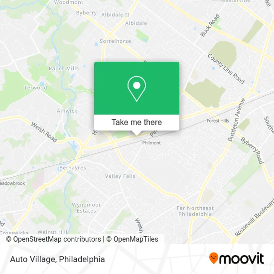 Auto Village map