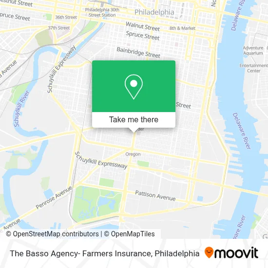 The Basso Agency- Farmers Insurance map