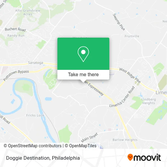 Doggie Destination map