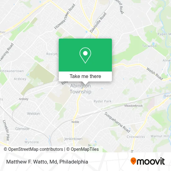 Matthew F. Watto, Md map