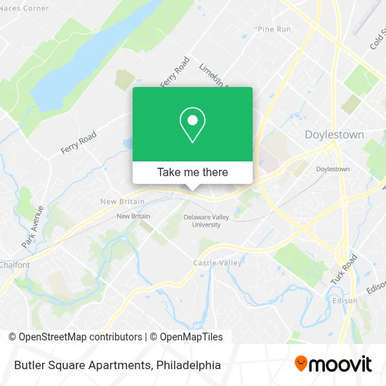 Butler Square Apartments map