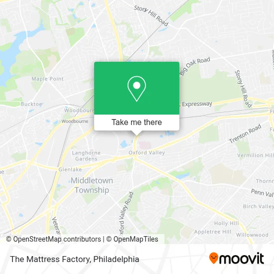 The Mattress Factory map