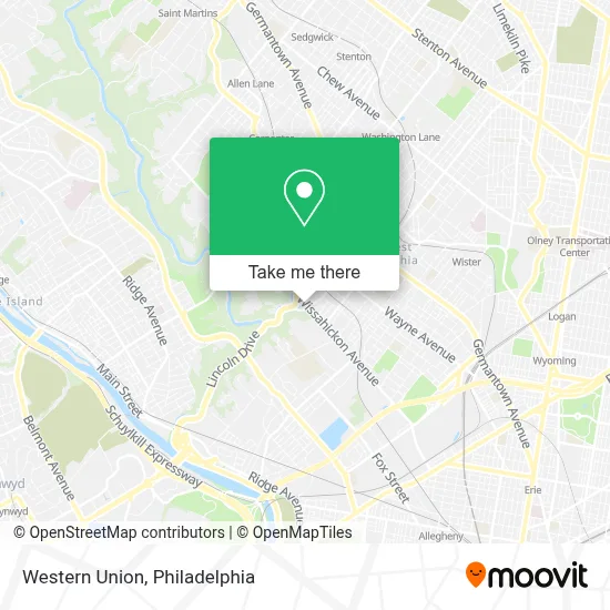 Western Union map