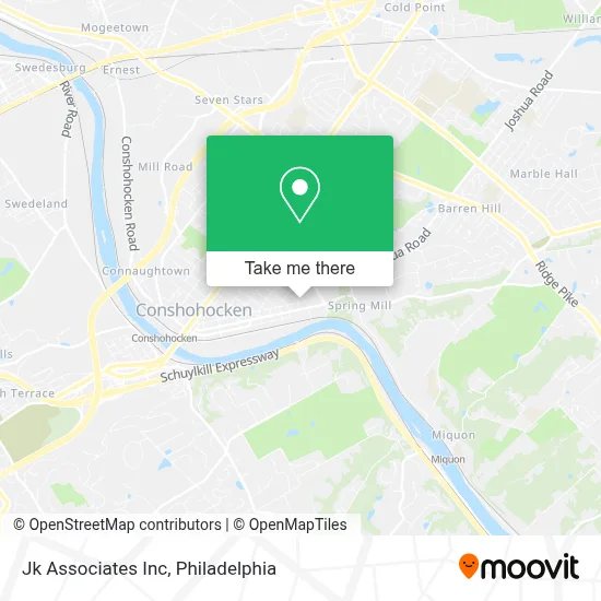 Jk Associates Inc map