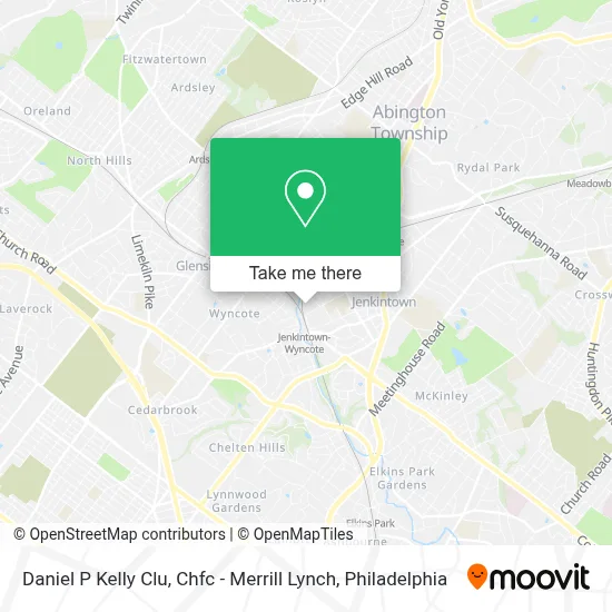 Daniel P Kelly Clu, Chfc - Merrill Lynch map
