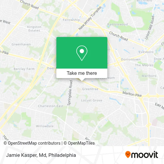 Jamie Kasper, Md map