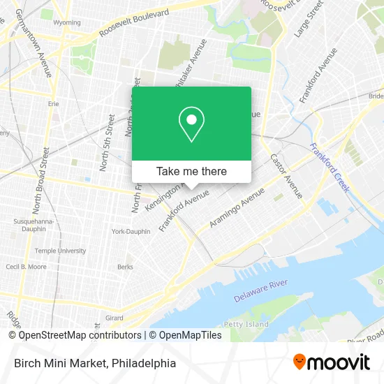 Birch Mini Market map