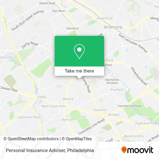 Personal Insurance Adviser map