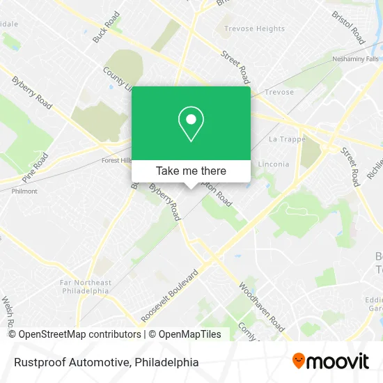 Rustproof Automotive map